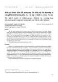 Kết quả bước đầu đốt sóng cao tần điều trị tổn thương di căn phổi dưới hướng dẫn của cắt lớp vi tính và robot Maxio
