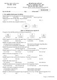 Đề thi giữa học kì 1 môn Hóa học lớp 10 năm 2022-2023 - Trường THPT Tuần Giáo