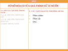 Bài giảng Hóa nước vi sinh: Bài 2 - Cơ sở hóa lý của quá trình xử lý nước