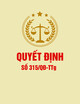 Quyết định số 315/QĐ-TTg năm 2025