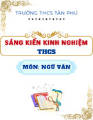 Sáng kiến kinh nghiệm THCS: Sử dụng phiếu học tập nhằm phát triển năng lực đọc hiểu văn bản thơ tự do trong môn Ngữ văn 8