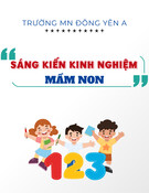 Sáng kiến kinh nghiệm Mầm non: Một số biện pháp xây dựng thực đơn các món ăn giàu dinh dưỡng từ tôm, cá cho trẻ trong trường Mầm Non