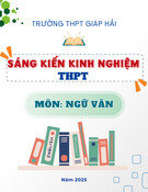 Sáng kiến kinh nghiệm THPT: Tích hợp giáo dục truyền thống hiếu học của quê hương Bắc Giang vào bài học Ngữ Văn cho học sinh THPT Giáp Hải