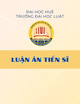 Luận án Tiến sĩ Luật Kinh tế: Hợp đồng chuyển giao quyền tác giả, quyền liên quan theo pháp luật Việt Nam