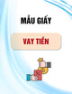 Mẫu Giấy vay tiền