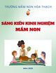 Sáng kiến kinh nghiệm Mầm non: Một số biện pháp giúp trẻ 5 - 6 tuổi hứng thú với hoạt động làm quen chữ viết