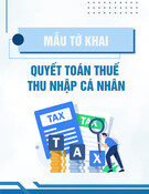 Mẫu Tờ khai quyết toán thuế thu nhập cá nhân (Dành cho tổ chức, cá nhân trả thu nhập chịu thuế từ tiền lương, tiền công cho cá nhân)