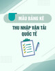 Mẫu Bảng kê thu nhập vận tải quốc tế (Dành cho vận tải hàng không quốc tế, kèm theo Tờ khai mẫu số 01/HKNN)