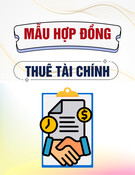 Mẫu Hợp đồng cho thuê tài chính