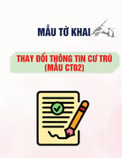 Tờ khai thay đổi thông tin cư trú (Mẫu CT02)