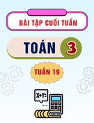 Bài tập cuối tuần môn Toán lớp 3: Tuần 19
