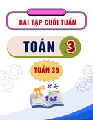 Bài tập cuối tuần môn Toán lớp 3: Tuần 35