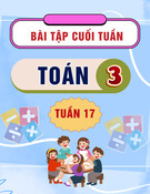 Bài tập cuối tuần môn Toán lớp 3: Tuần 17