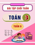 Bài tập cuối tuần môn Toán lớp 3: Tuần 6