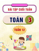 Bài tập cuối tuần môn Toán lớp 3: Tuần 12