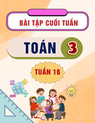 Bài tập cuối tuần môn Toán lớp 3: Tuần 16