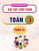 Bài tập cuối tuần môn Toán lớp 3: Tuần 34