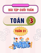 Bài tập cuối tuần môn Toán lớp 3: Tuần 31