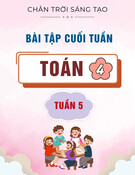 Bài tập cuối tuần môn Toán lớp 4: Tuần 5 (Sách Chân trời sáng tạo)