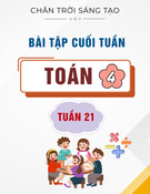 Bài tập cuối tuần môn Toán lớp 4: Tuần 21 (Sách Chân trời sáng tạo)