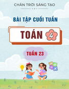Bài tập cuối tuần môn Toán lớp 4: Tuần 23 (Sách Chân trời sáng tạo)