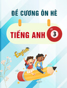 Đề cương ôn hè môn Tiếng Anh lớp 3