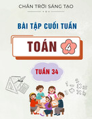 Bài tập cuối tuần môn Toán lớp 4: Tuần 34 (Sách Chân trời sáng tạo)