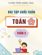 Bài tập cuối tuần môn Toán lớp 4: Tuần 3 (Sách Chân trời sáng tạo)