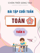 Bài tập cuối tuần môn Toán lớp 4: Tuần 6 (Sách Chân trời sáng tạo)