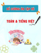 Đề cương ôn tập hè môn Toán và Tiếng Việt lớp 4
