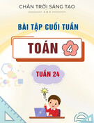 Bài tập cuối tuần môn Toán lớp 4: Tuần 24 (Sách Chân trời sáng tạo)