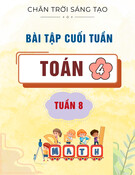 Bài tập cuối tuần môn Toán lớp 4: Tuần 8 (Sách Chân trời sáng tạo)