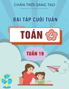 Bài tập cuối tuần môn Toán lớp 4: Tuần 19 (Sách Chân trời sáng tạo)