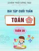 Bài tập cuối tuần môn Toán lớp 4: Tuần 20 (Sách Chân trời sáng tạo)