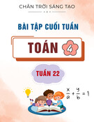 Bài tập cuối tuần môn Toán lớp 4: Tuần 22 (Sách Chân trời sáng tạo)
