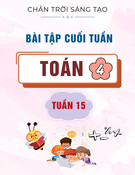 Bài tập cuối tuần môn Toán lớp 4: Tuần 15 (Sách Chân trời sáng tạo)