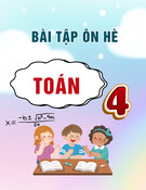 Bài tập ôn hè môn Toán lớp 4