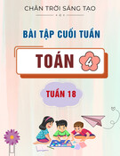 Bài tập cuối tuần môn Toán lớp 4: Tuần 18 (Sách Chân trời sáng tạo)