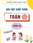Bài tập cuối tuần môn Toán lớp 4: Tuần 35 (Sách Chân trời sáng tạo)