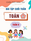 Bài tập cuối tuần môn Toán lớp 4: Tuần 9 (Sách Chân trời sáng tạo)