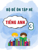 Bộ đề ôn tập hè lớp 3 lên lớp 4 môn Tiếng Anh