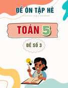 Đề ôn hè môn Toán lớp 5 lên 6 (Đề số 3)