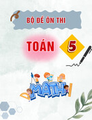 Bộ đề ôn thi môn Toán lớp 5 lên lớp 6