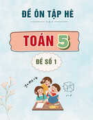 Đề ôn hè môn Toán lớp 5 lên 6 (Đề số 1)