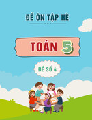 Đề ôn hè môn Toán lớp 5 lên 6 (Đề số 4)