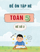 Đề ôn hè môn Toán lớp 5 lên 6 (Đề số 2)