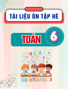 Tài liệu ôn tập hè môn Toán lớp 6 (Có đáp án)