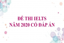 Đề thi IELTS năm 2020 có đáp án