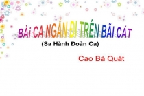 13 bài văn mẫu hay về Sa hành đoản ca của Cao Bá Quát