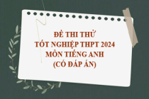 Đề thi thử tốt nghiệp THPT năm 2024 môn Tiếng Anh (Có đáp án)